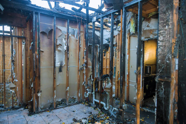 Professional Emergency Fire Cleanup technician working in Diamond Bar, CA